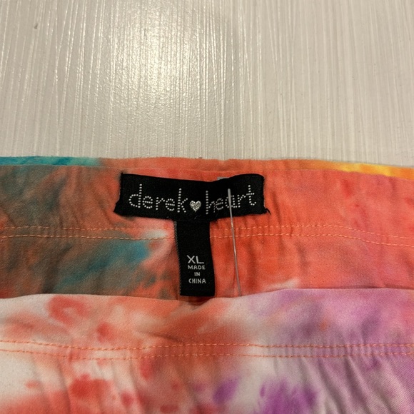 Derek Heart Tie Dye Strapless Jumpsuit with Pockets in a Polyester/Spandex Blend - Picture 8 of 12